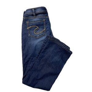 Silver Jeans Aiko Bootcut Women’s 30x31 Blue Denim Jeans Embroidered